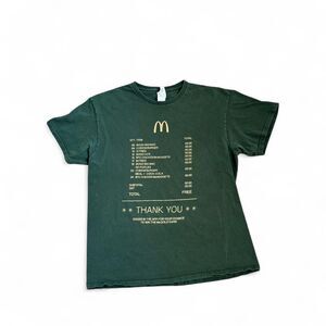 McDonalds Employee Promo Gold Card VTG Inspired Tee Size L